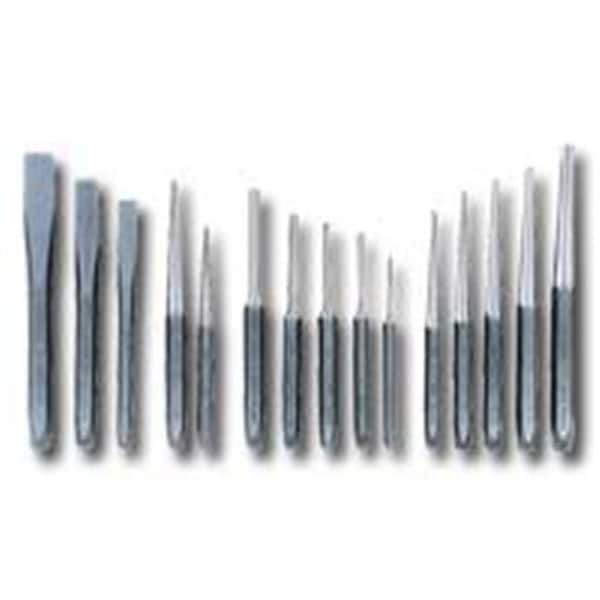 K-Tool International K Tool International KTI72901 15 Piece Punch and Chisel Set KTI72901 - main
